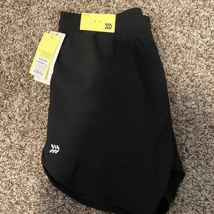 All in motion girls black running shorts (NWT)
